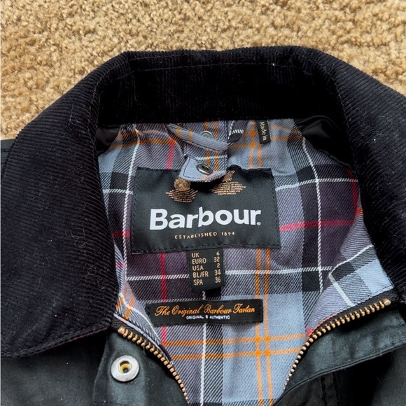 Barbour Black Beadnell Waxed Jacket - Picture 3 of 8